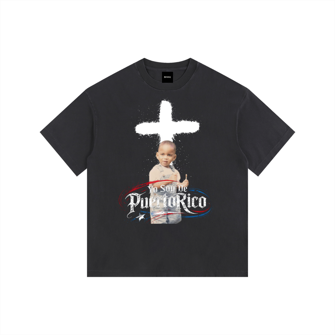 Ricalala "RMPC" Vintage Washed Oversized Cotton T-Shirt