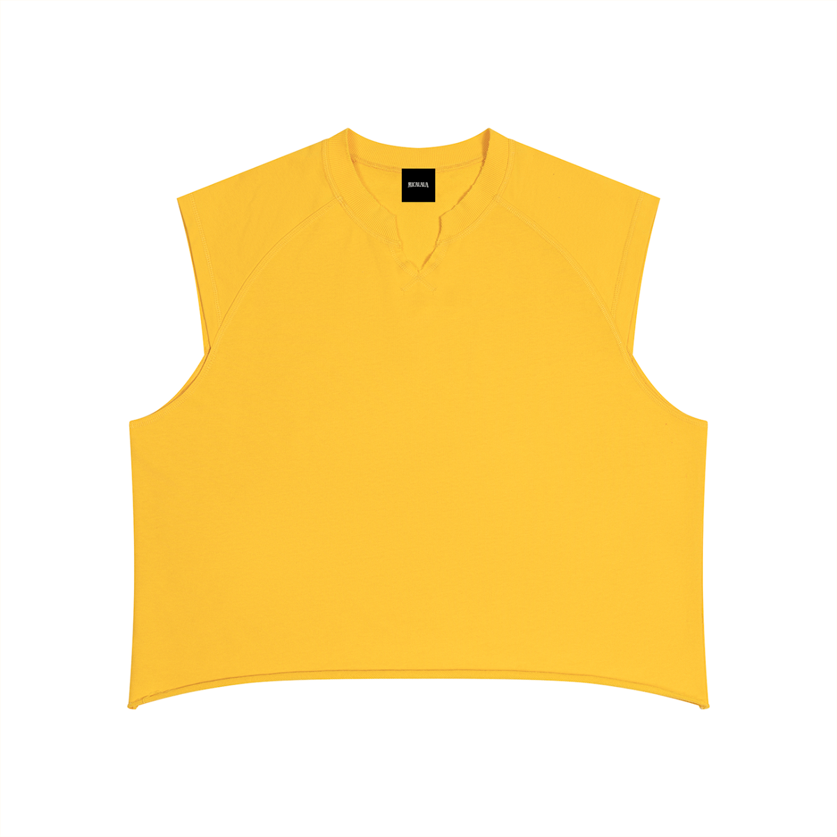 Boxy Raw Hem Tank Top, view 5