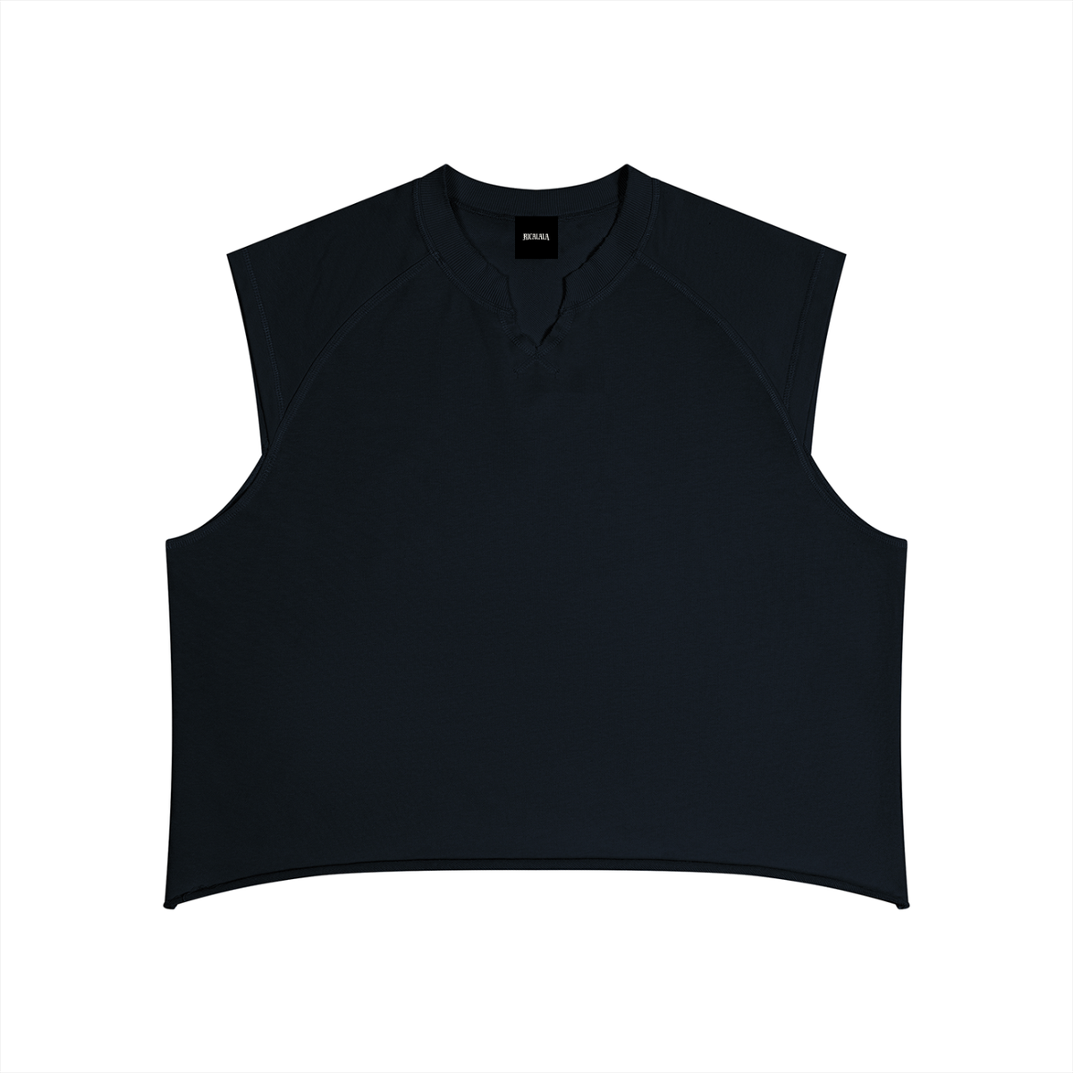 Boxy Raw Hem Tank Top