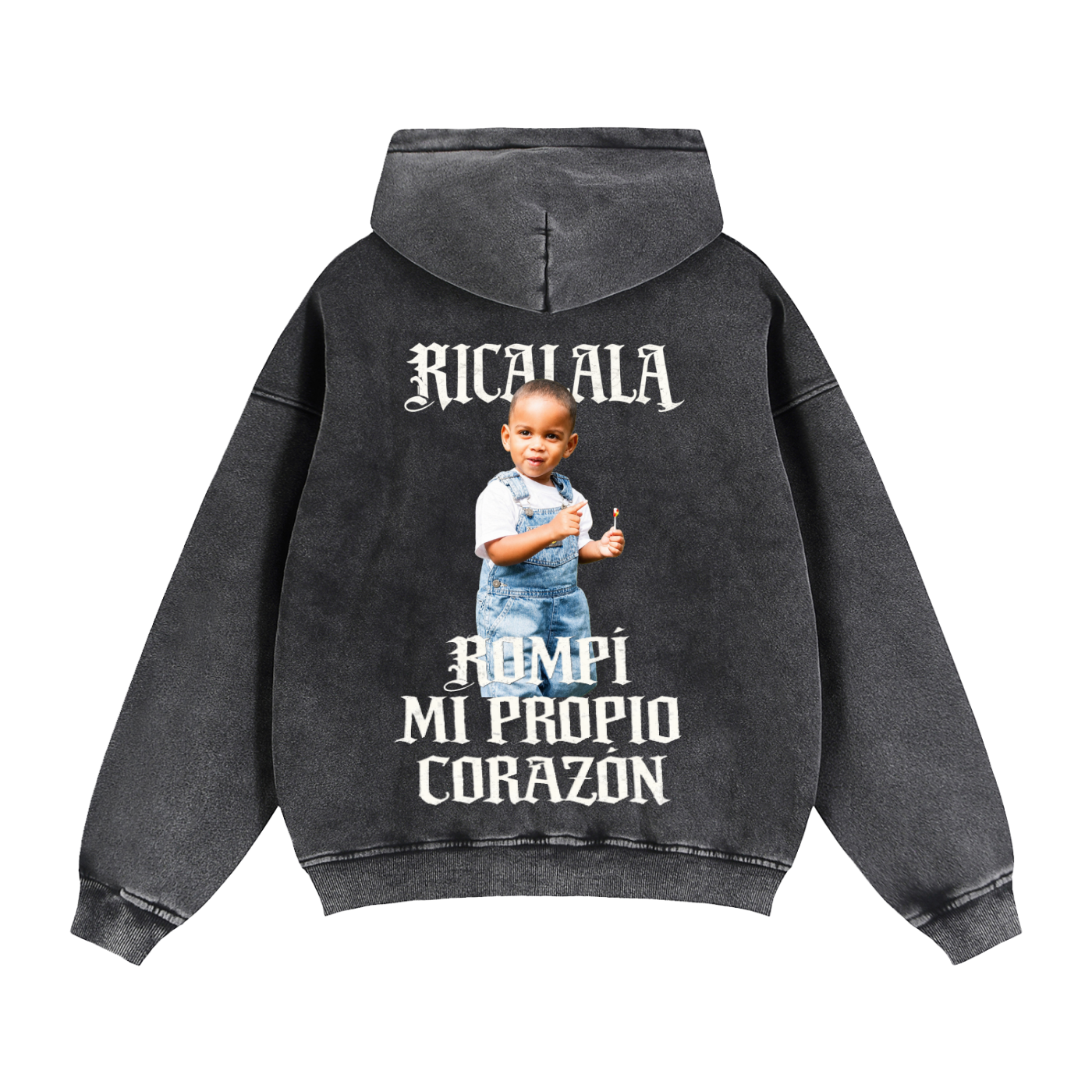 RICALALA Zip-Through Boxy Fleece Hoodie