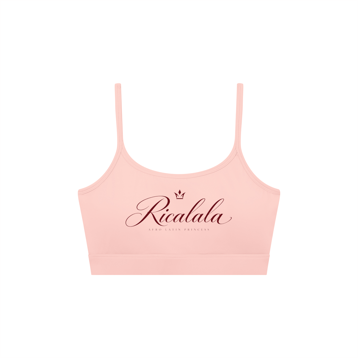 Women's Solid U-Neck Sports Bra