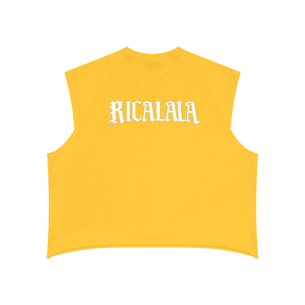 Boxy Raw Hem Tank Top, view 6