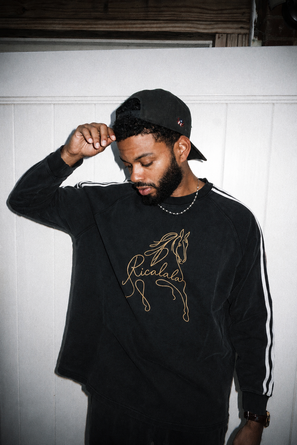 Ricalala Golden Horse Sweatshirt (top set) 100%cotton