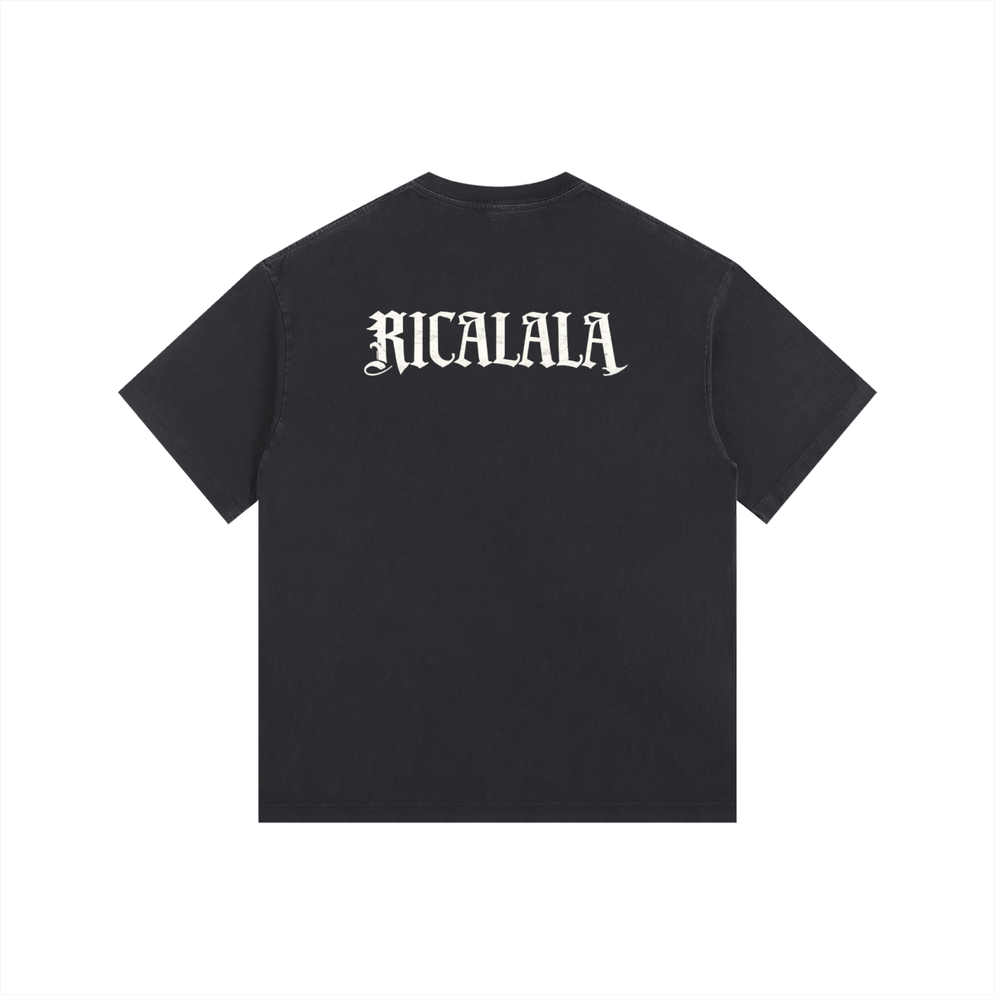 Ricalala "RMPC" Vintage Washed Oversized Cotton T-Shirt
