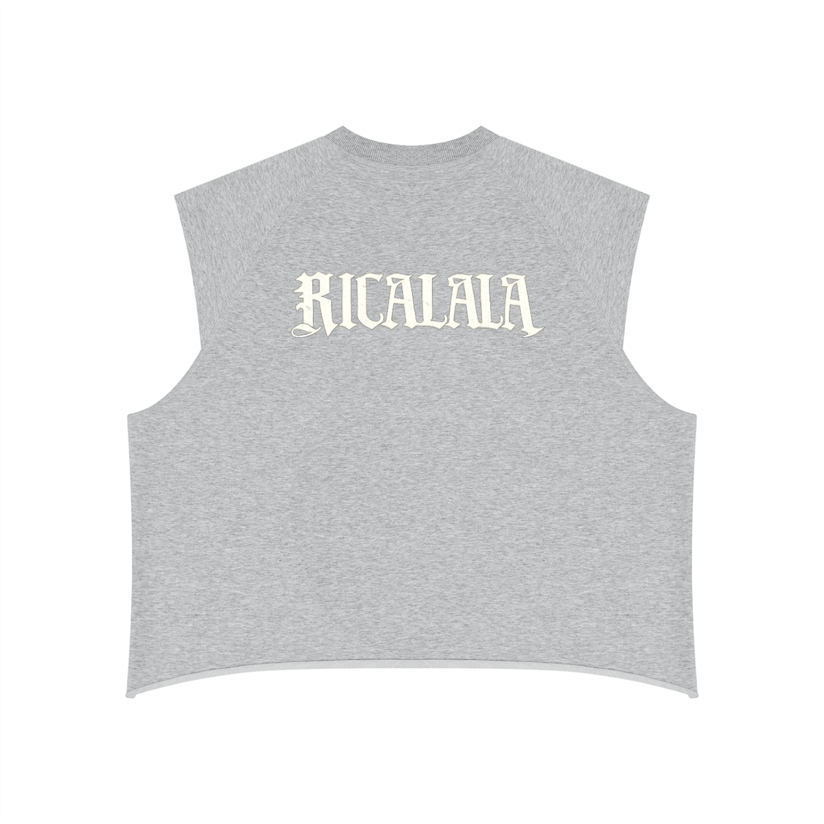 Boxy Raw Hem Tank Top, view 4