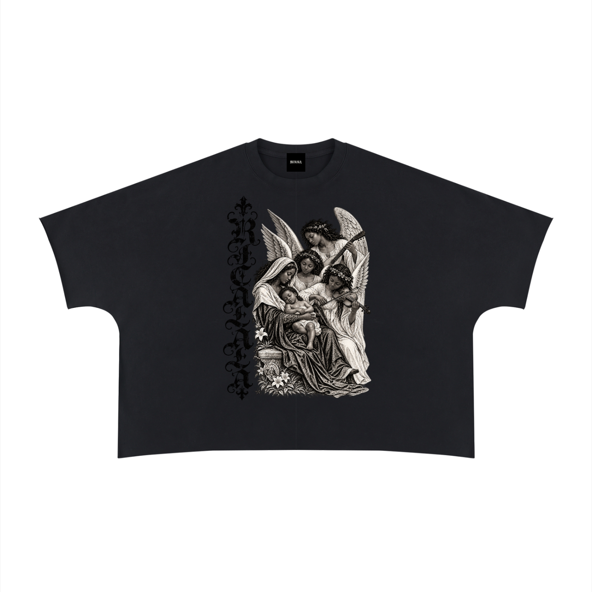 BB Jesus Boxy Raw Edge T-Shirt