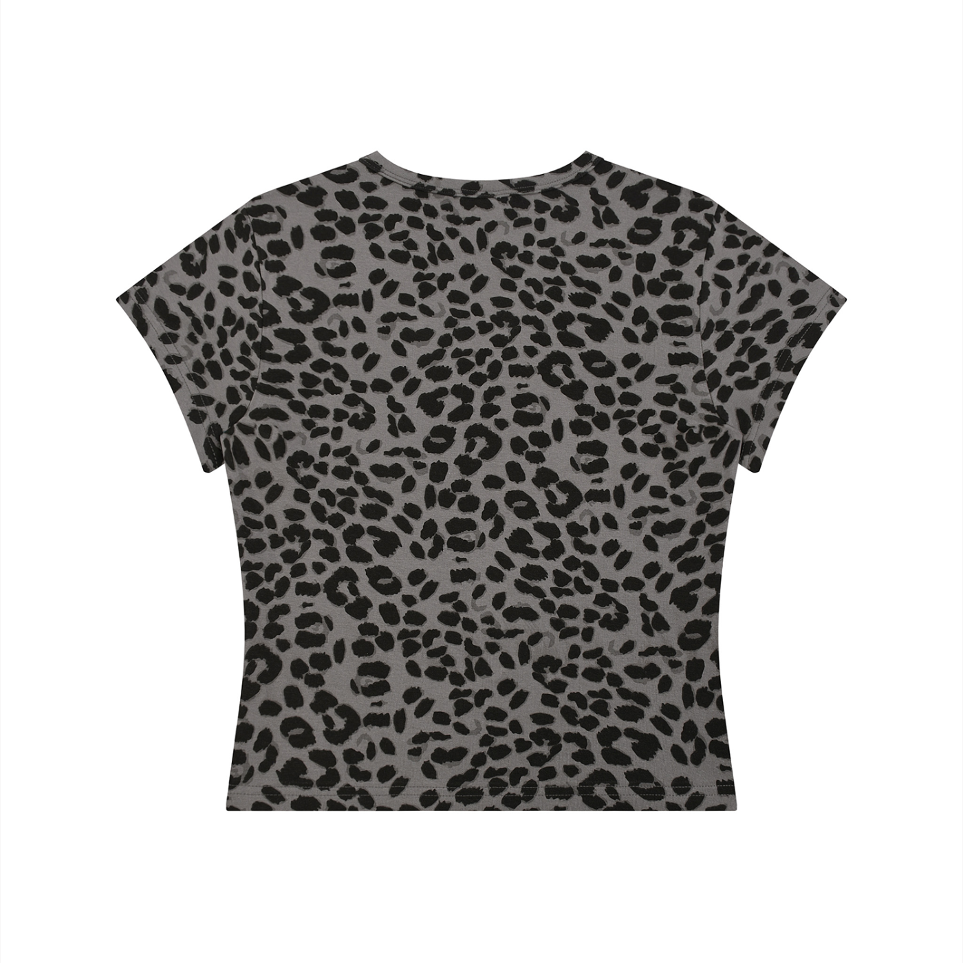 RICALALA Women’s Leopard Print Crop T-Shirt