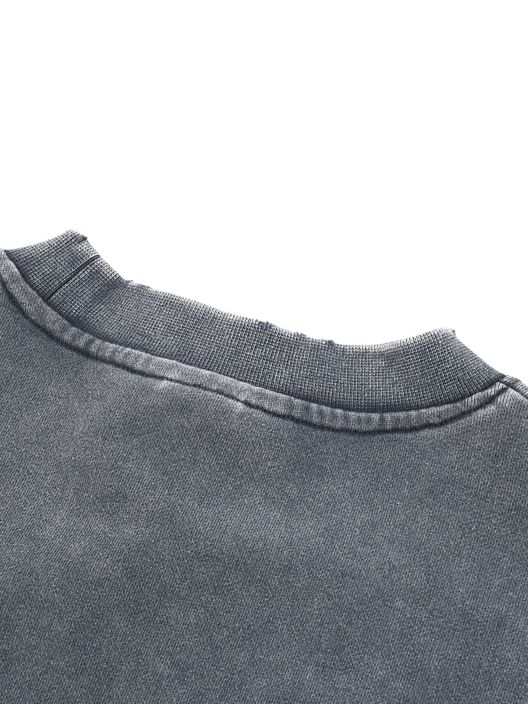 Ricalala Cropped Sweatshirt Snow Washed